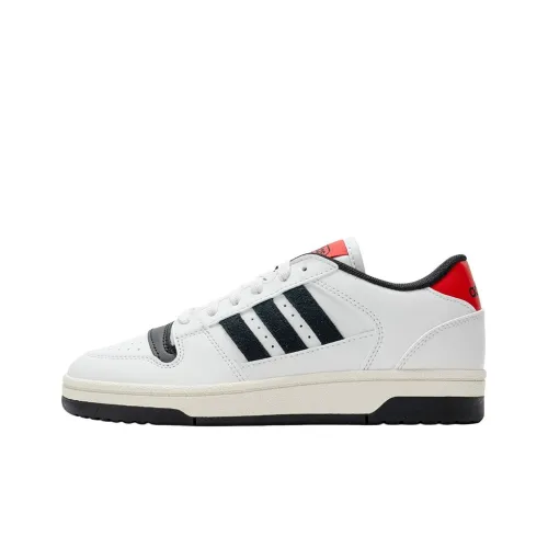 Adidas BREAK START Anti Slip Wear Resistant Low Top Skateboard Shoes Unisex White
