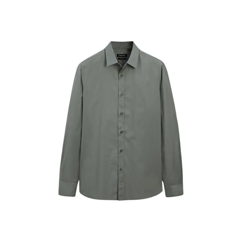 Massimo Dutti Shirt Men's Green-0