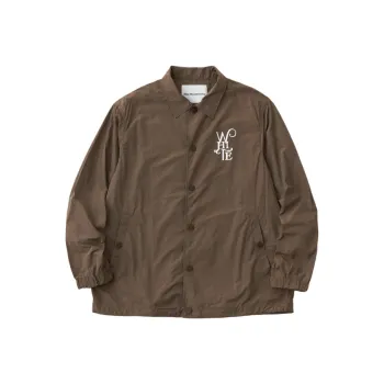 White Mountaineering Logo print Coach Jacket