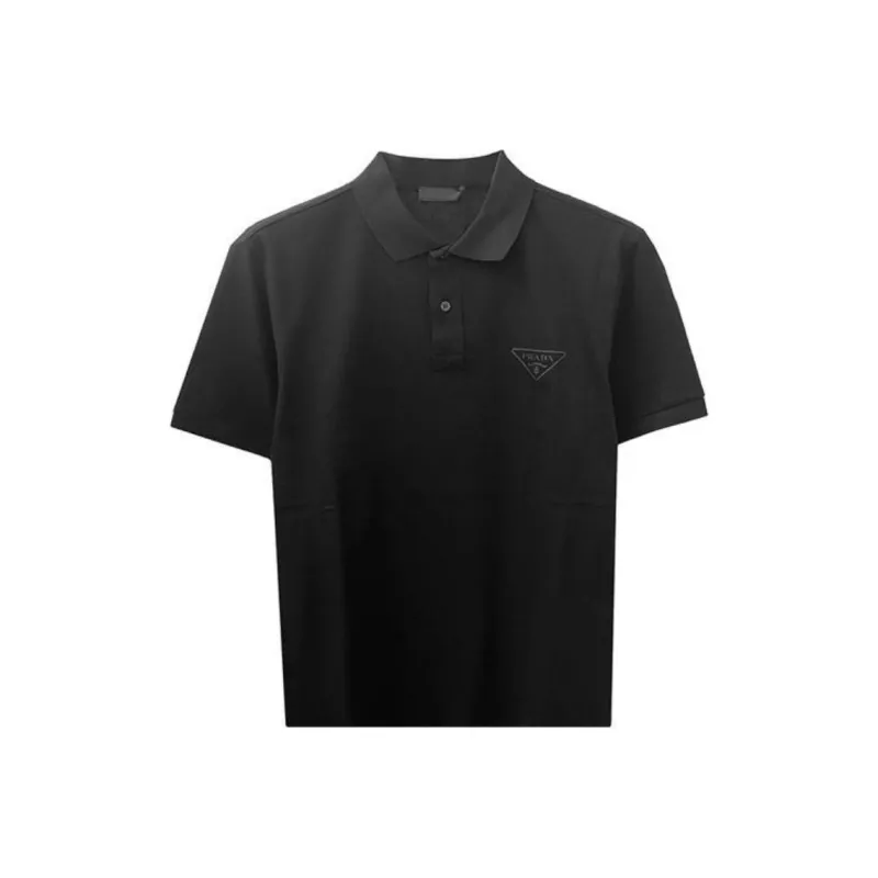 PRADA Polo Shirts Men Black-0