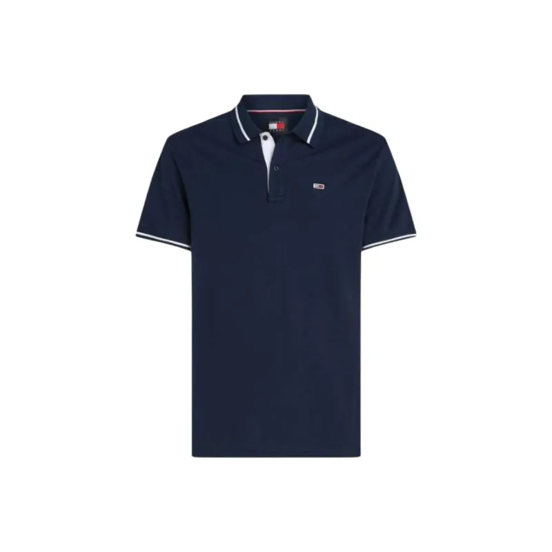 Tommy Hilfiger Polo Shirt Men's Marine Blue-0