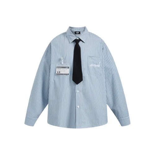 404MOB GANG Shirt Unisex Haze Blue