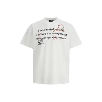 PAINT STAIN T Shirt Unisex White
