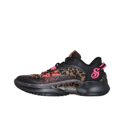 SNOOP DOGG x Skechers SKX RESAGRIP Low Top Basketball Shoes Women's Black