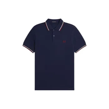 FRED PERRY Polo Shirt Men's Marine Blue