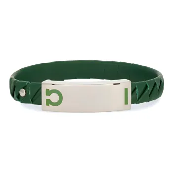 Ferragamo Gancini Leather Bracelet