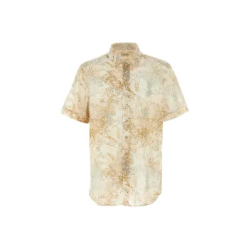 ETRO Floral Printed Curved Hem Shirt