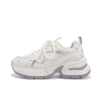 Miss Zhang Anti Slip Wear Resistant Low Top Chunky Sneakers Women's Beige