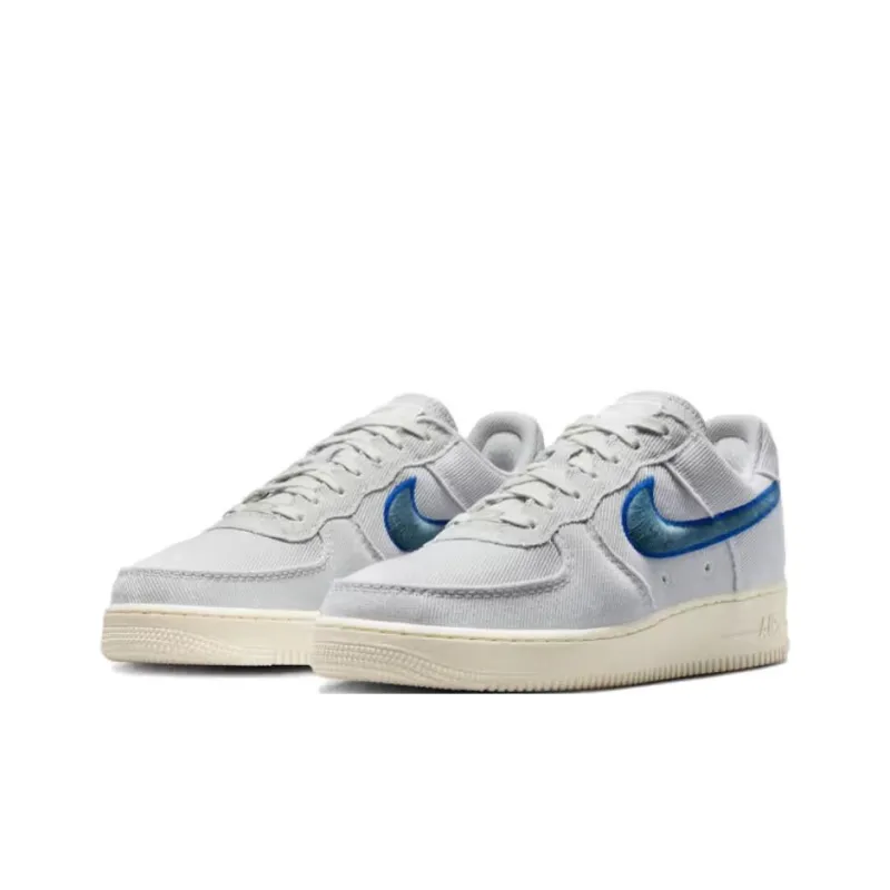 Nike Air Force 1 Low Canvas Photon Dust Game Royal Pale Ivory Smokey Blue-1