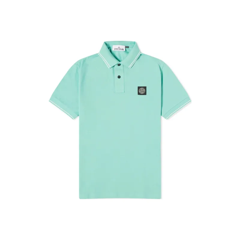 STONE ISLAND Compass Cotton Polo Shirt-0