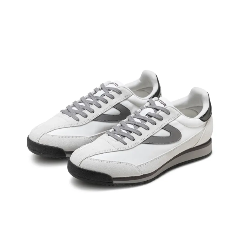 TRETORN Rawlins Slip Resistant Low Top Casual Shoes Unisex White Gray-2