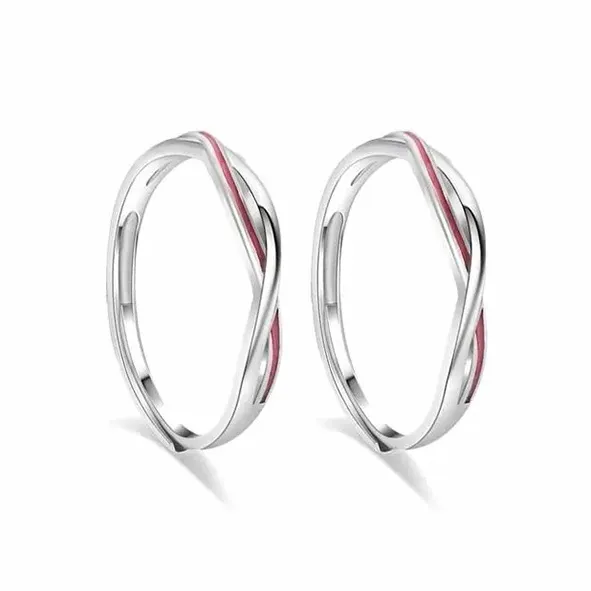KIVA Sterling Silver Rings Unisex-6