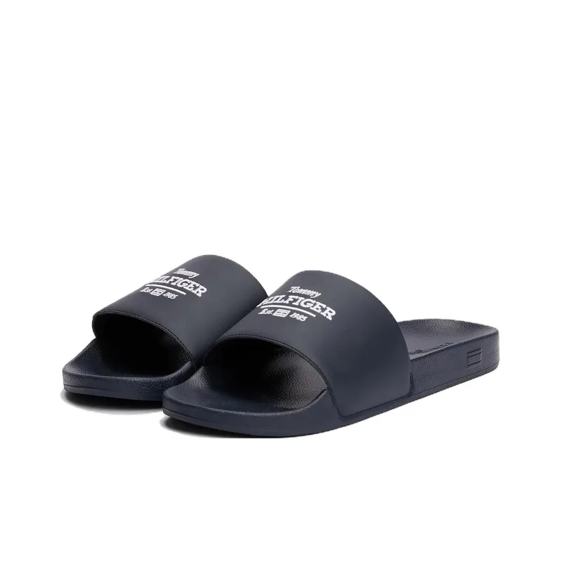 Tommy Hilfiger EVA Slip Resistant Slide Slippers Men's Black-1
