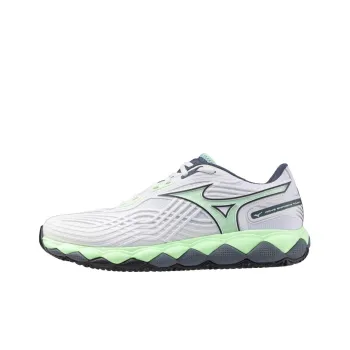 Mizuno WAVE ENFORCE TOUR 2 Anti Slip Wear Resistant Low Top Tennis Shoes Men's White