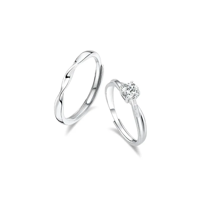 LUCA Sterling Silver Rings Unisex-0