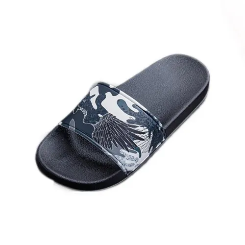 CEO Wings Print, Platform Flip Flops Summer Home Bathing Slip Resistant Couple Seaside Sandal PVC Slippers