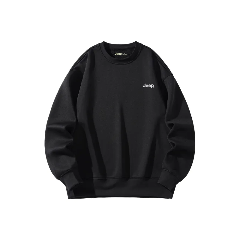 Jeep Sweatshirt Fall Winter Fleece Lined Unisex-2