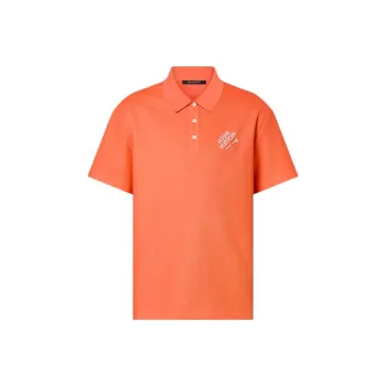 LOUIS VUITTON Polo Shirt Men's Orange