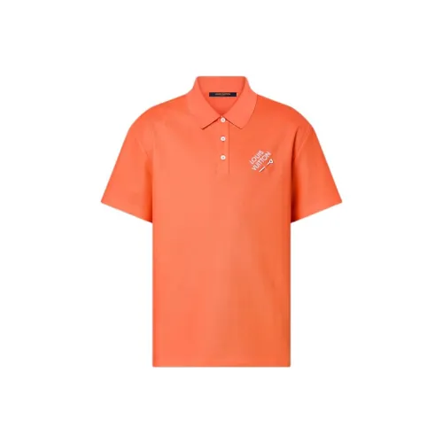 LOUIS VUITTON Polo Shirt Men's Orange