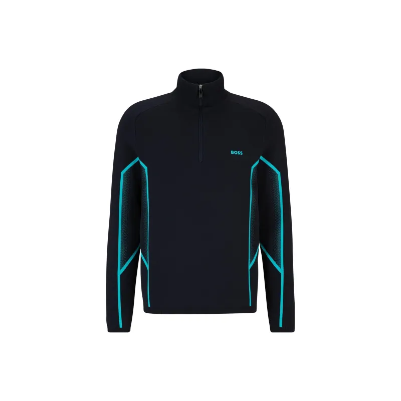 HUGO BOSS Sweatshirts Men Navy Blue-0