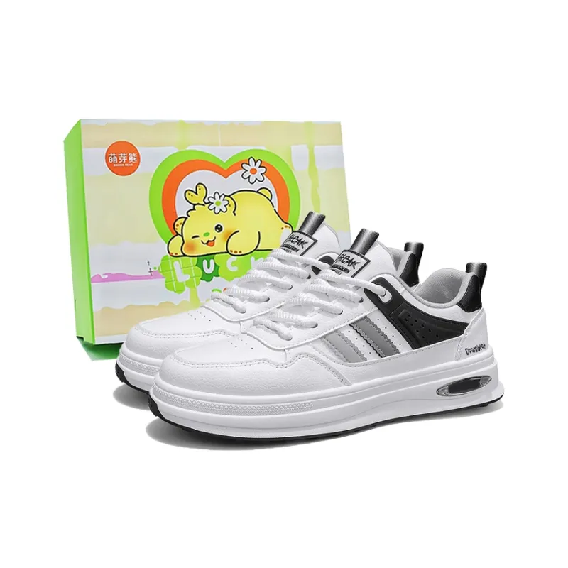 Budding Bear Anti-Slip Wear-Resistant Lightweight Breathable Low-Top Skateboard Shoes Men's-0