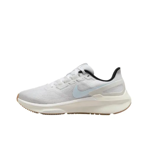 Nike Zoom Structure 25 Cushioning, Wear Resistant Low Top Running Shoes Women's Blue White