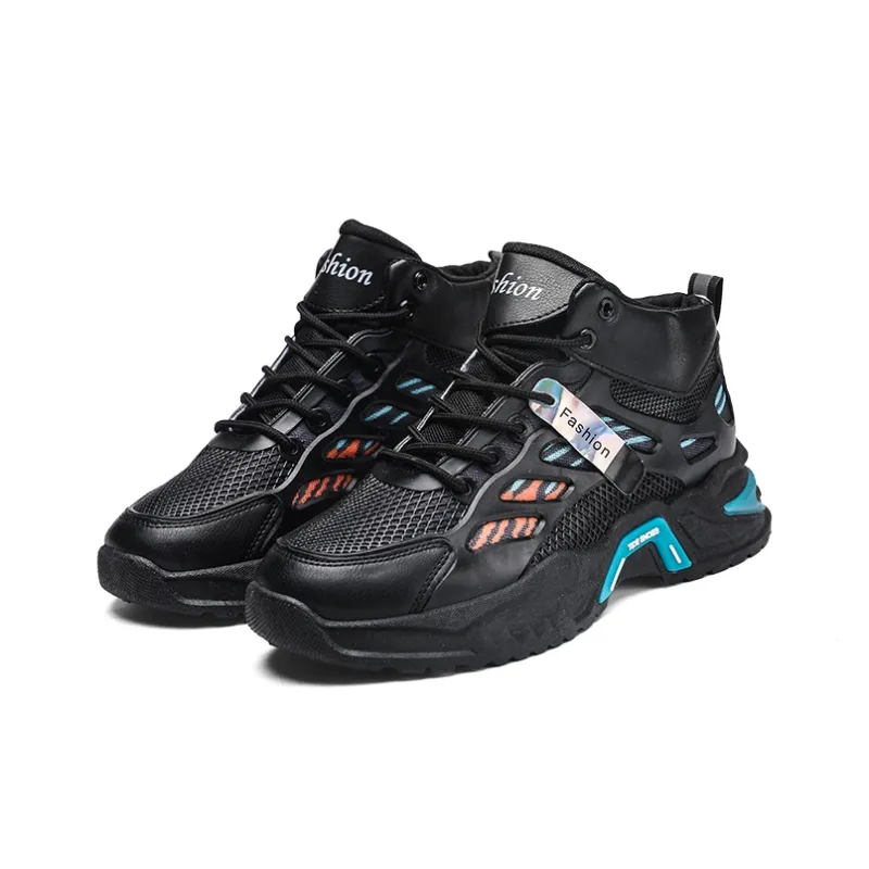 EGCHI High Top Casual Shoes Men's-14