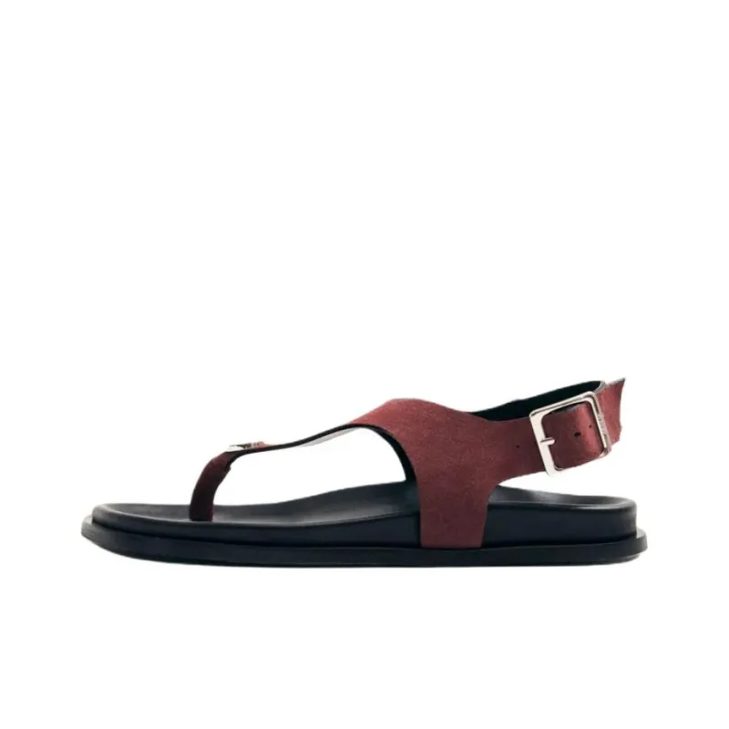 ALOHAS Harbor Strap Sandals 1.5cm Women's Red-0
