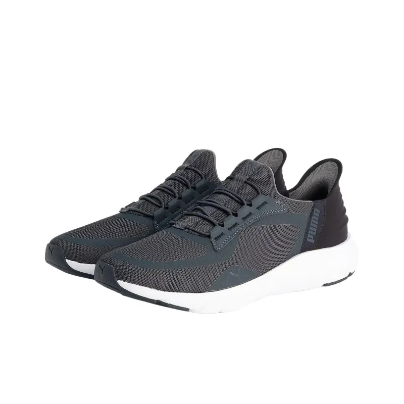PUMA Softride Flexlace Low Top Running Shoes Unisex Gray-2