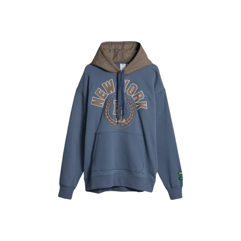 PUMA X Rhuigi Appliqué-detail Cotton Hoodie-0
