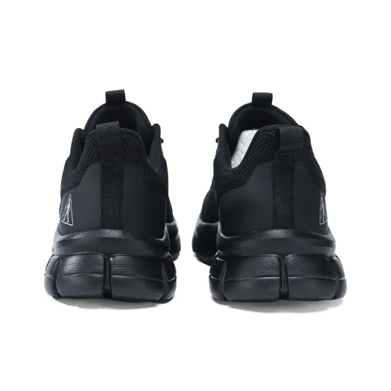 ZULIZ Sports Elderly Shoes Casual Shoes Men Low Top Black/Dark Blue-4