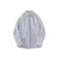 Denim Blue White Stripes