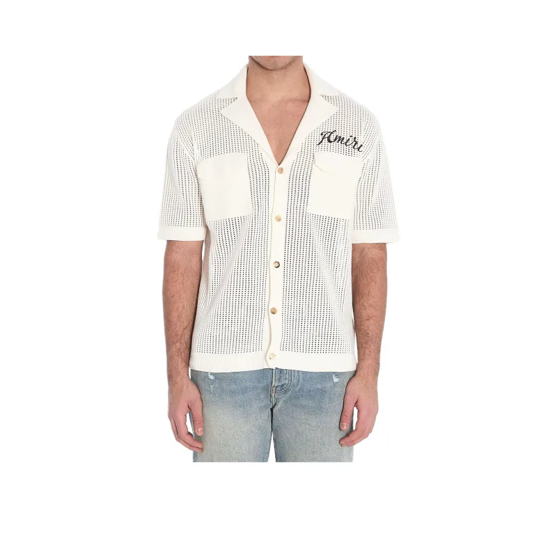 AMIRI Mesh Polo-0