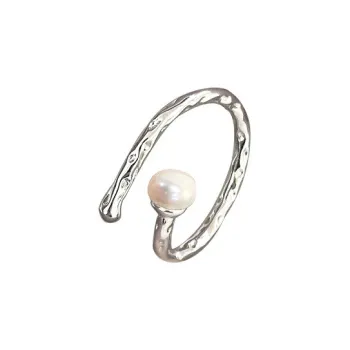 ZHENZHUAOMI Pearl Rings Women's
