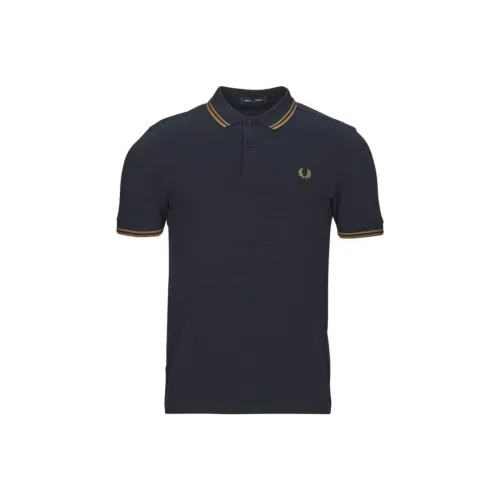 FRED PERRY Polo Shirt Men's Blue