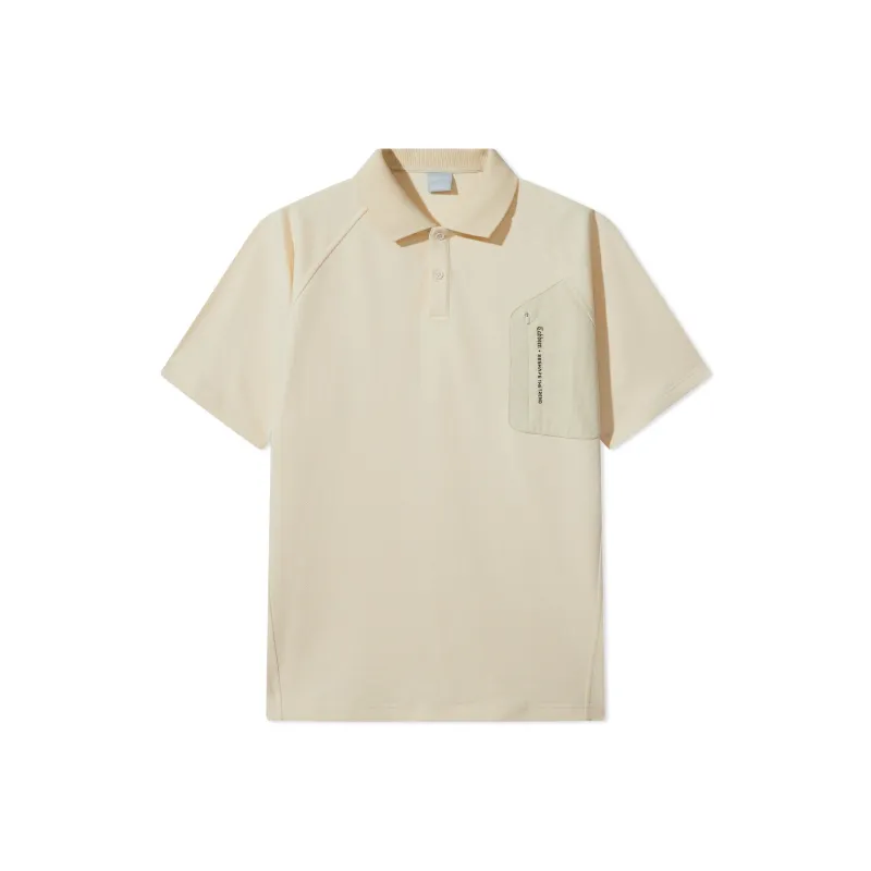 Cabbeen Polo Shirt Men's Apricot 15-0