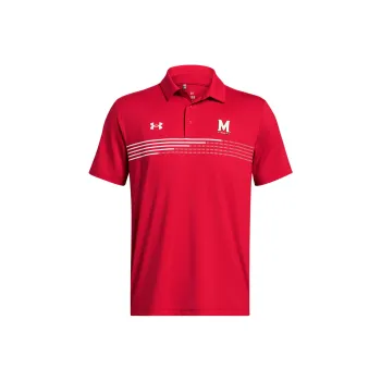 Under Armour University Of Maryland College Park Polo Shirt Men's Red