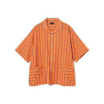 Beams Shirts Men Orange