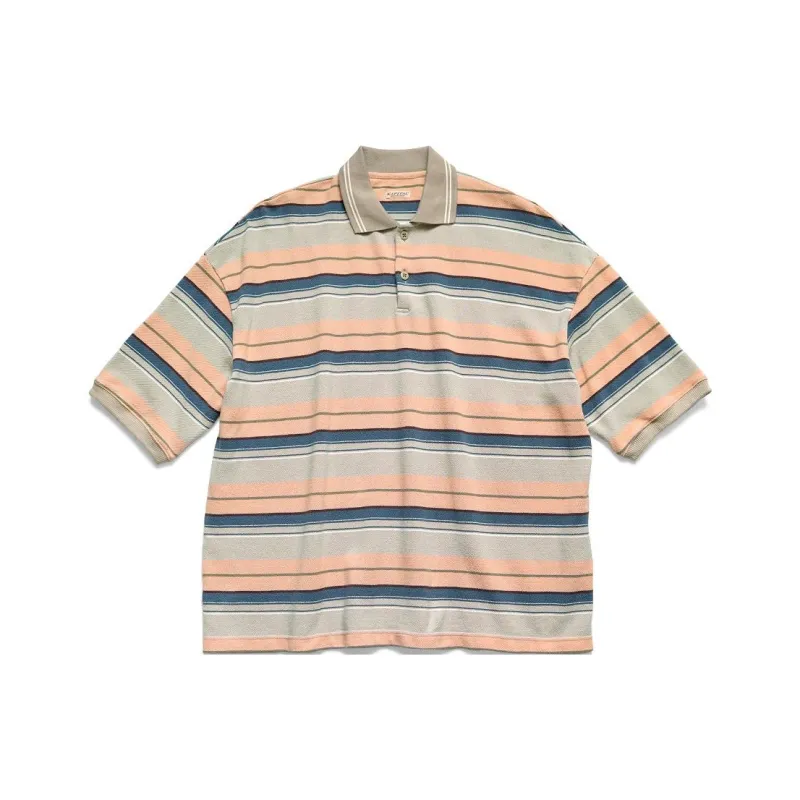 Kapital Striped Short sleeve Polo-4