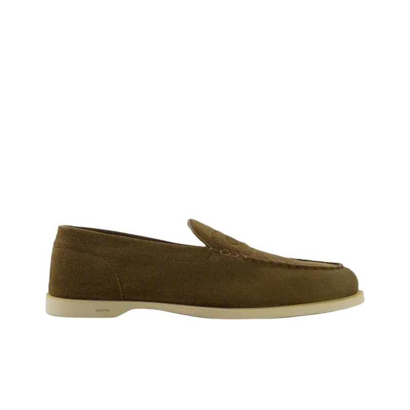JOHN LOBB Pace Casual Single Shoes Women's Green-1