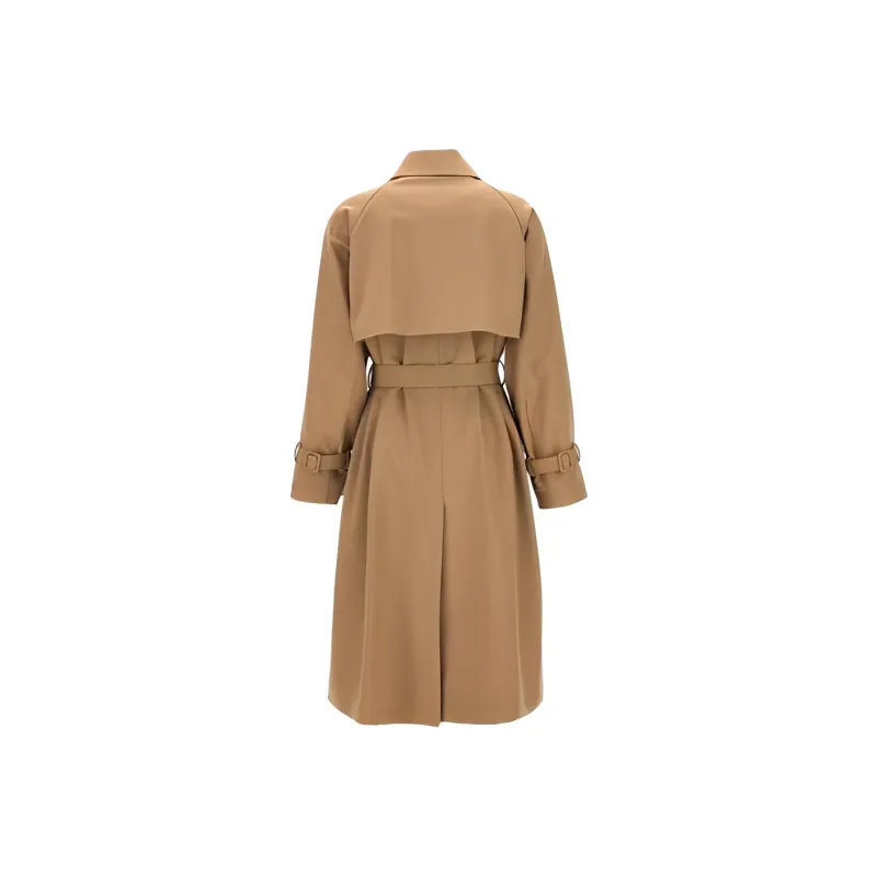 WEEKEND MaxMara Wool Plain Trench Coats Coat Women's Camel-1