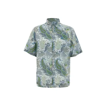 ETRO Paisley Printed Short Sleeved Shirt