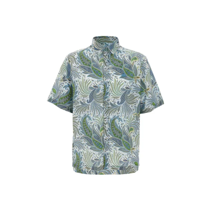 ETRO Paisley Printed Short Sleeved Shirt-0