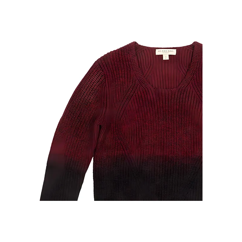 Burberry Sweaters Women's Black Red-2