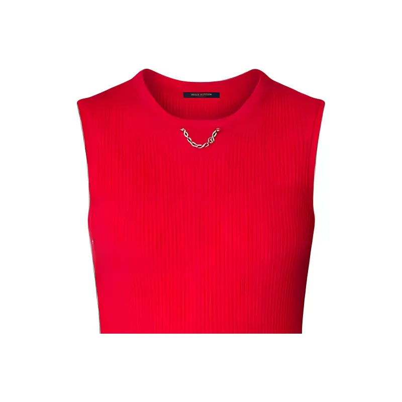 LOUIS VUITTON Ribbed Knit Tank Top-3