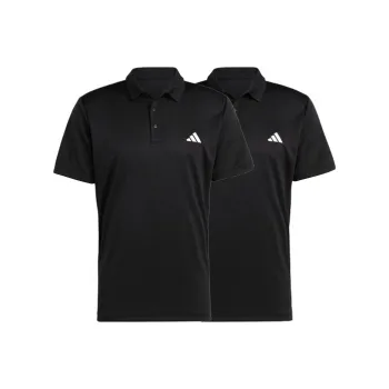 Adidas Tennis Fab Polo Shirt Polo Shirt Men's 2 Pack Black