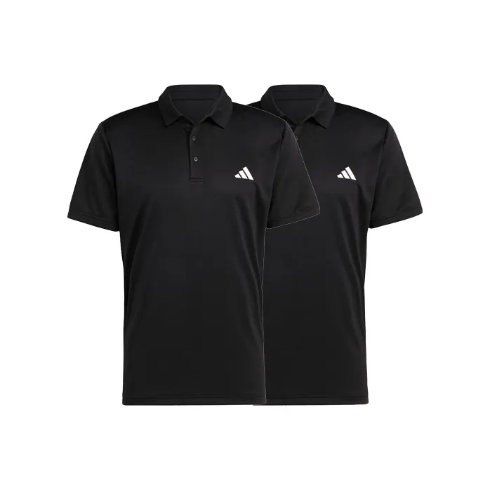 Adidas Tennis Fab Polo Shirt Polo Shirt Men's 2 Pack Black-0