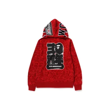 A BATHING APE 30th Anniversary Line Camo Shark Full Zip Hoodie