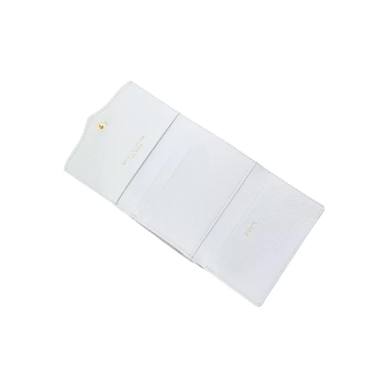 Disney Cow Leather Wallet Women's White-3