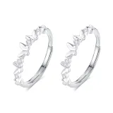 Butterfly Love Sky Couple Rings